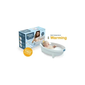 Aqua Forever Warm Warming Baby Bathtub Bather-White