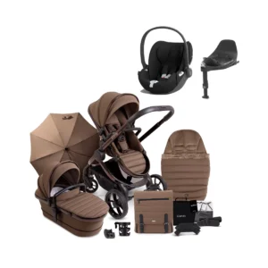 iCandy Peach 7 Bundle with Cybex Cloud T i-Size Car Seat & Base T - Coco