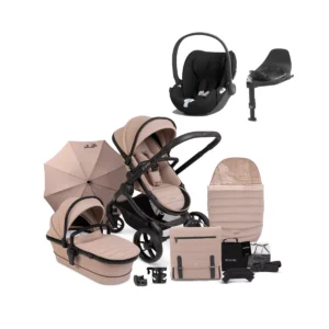 iCandy Peach 7 Bundle with Cybex Cloud T i-Size Car Seat & Base T - Cookie
