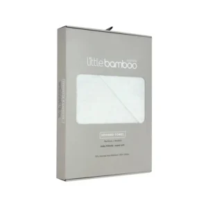 Little Bamboo Hooded Towel - Natural White
